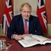 Prime Minister Boris Johnson signs the Withdrawal Agreement with the European Union"