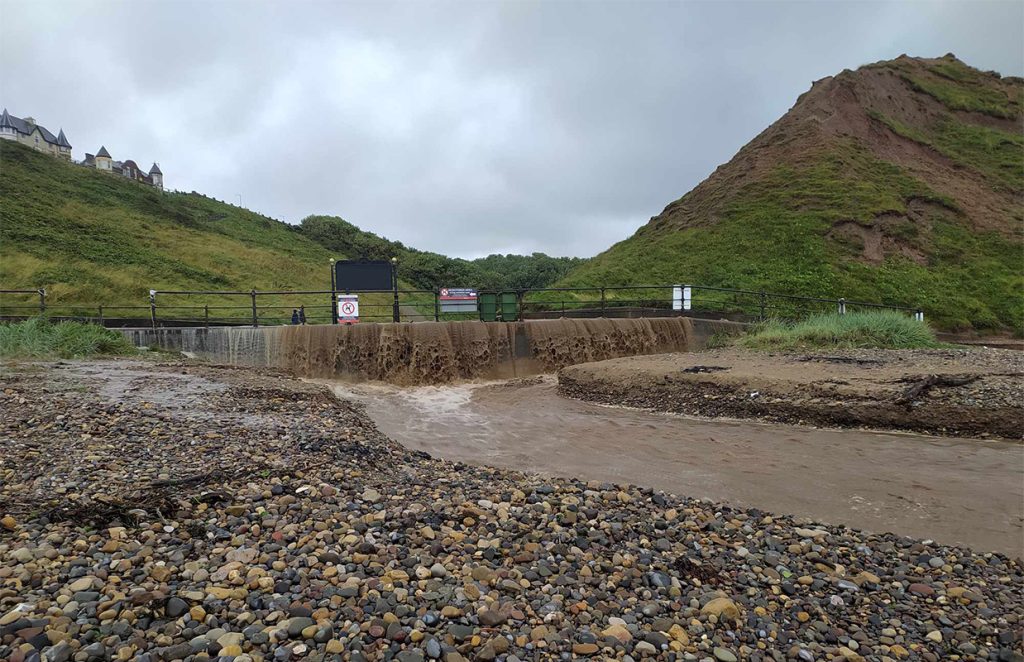 Raw Sewage Waterfall At Hazel Grove Beck Today