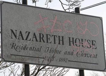 Nazareth House sign