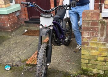 E-bike seized in Humberside Police raid. Picture by Andrew Spence
