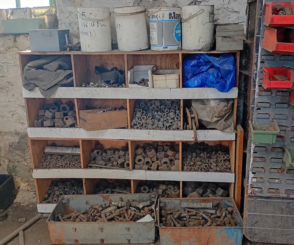 Blacksmith's shop, pick and mix nut selection, photo by Ray Casey