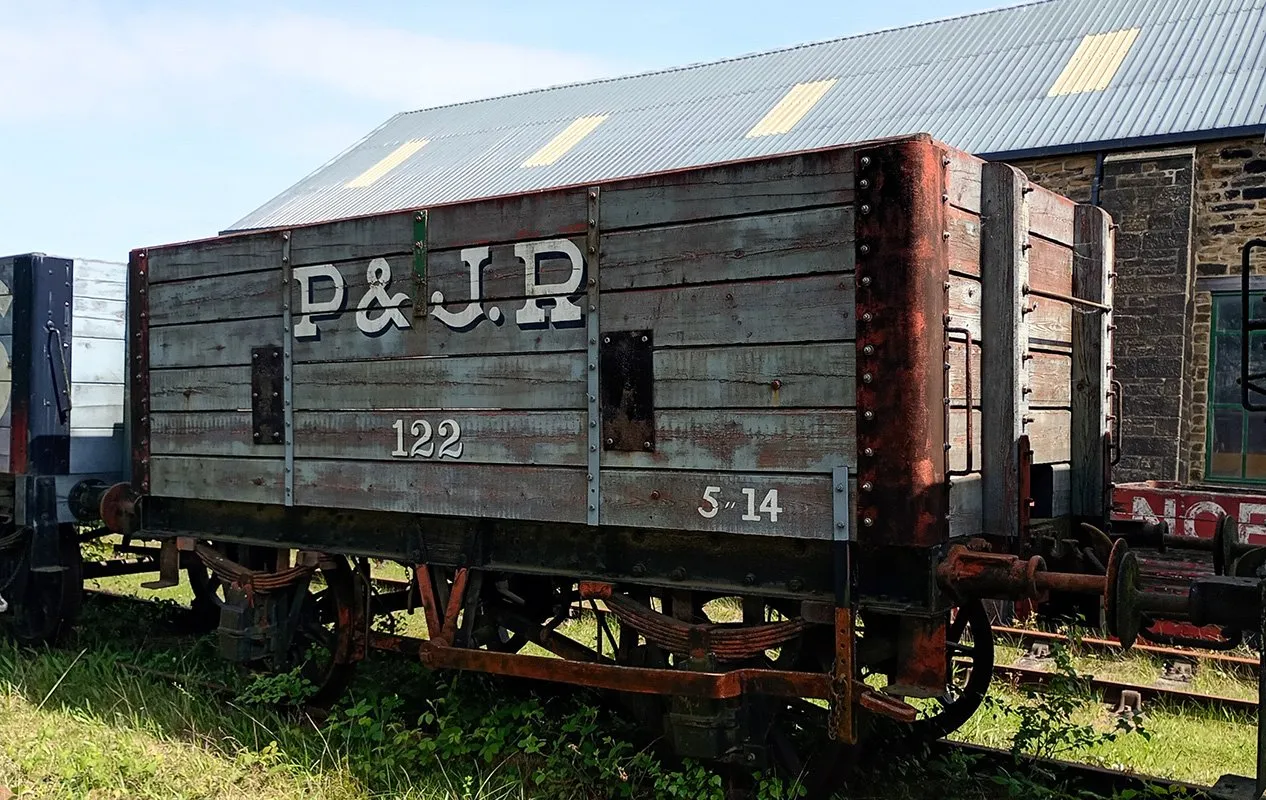 Pontop & Jarrow Railway wagon, photo by Ray Casey