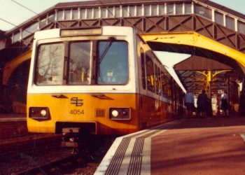A photo of an old Tyne and Wear Metro train from 1985. Photo: Nexus.