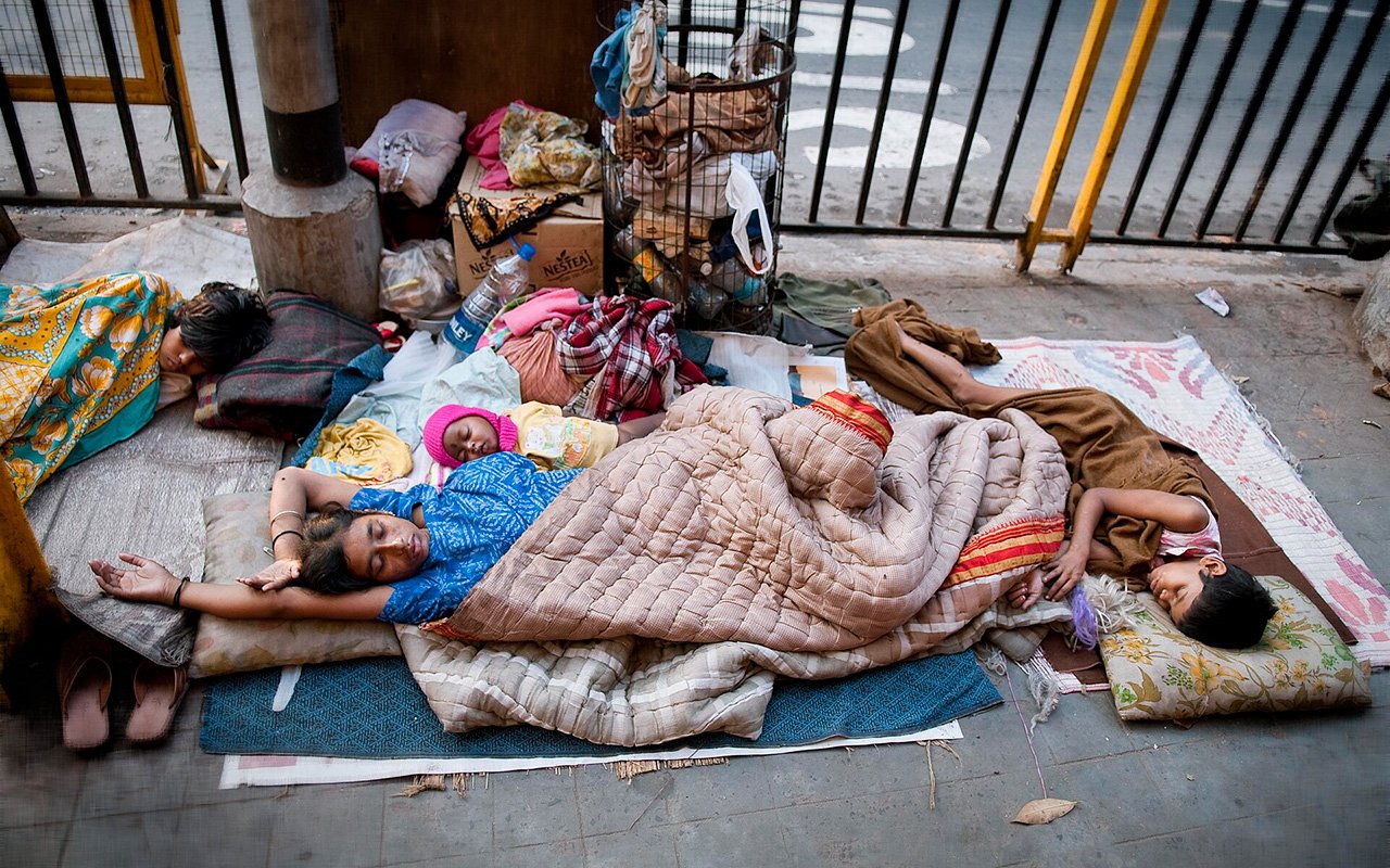 Poverty has long been a global scourge (as this distressing image of a homeless family in India shows). Now AI is likely to start making the world's poverty crises even worse