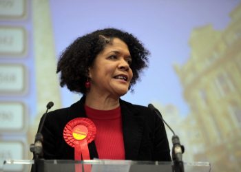 Chi Onwurah gives her acceptance speech after winning Newcastle Central at the 2019 General Election. Photo: NCJ Media.