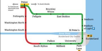 Metro to Washington Map