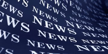 the word news repeated