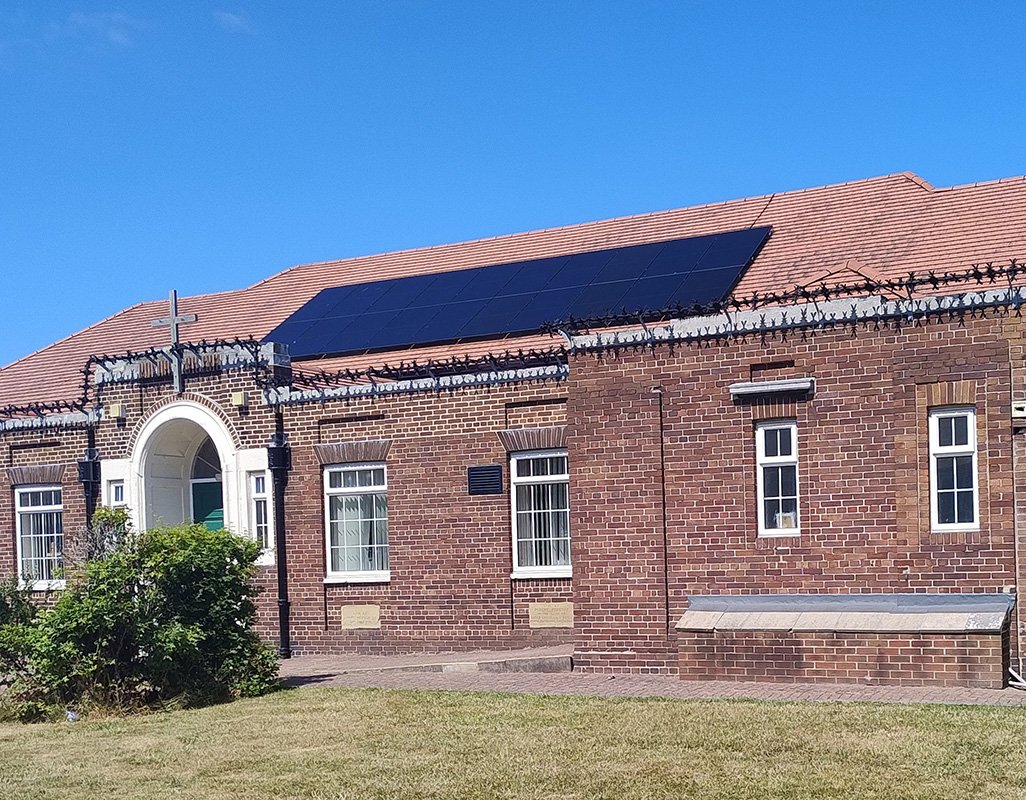 West End URC solar panels