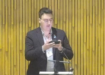 Daniel Astley, Reform UK councillor for Benwell, Scotswood and Denton Burn, speaking at a Newcastle City Council meeting on 2 September 2026.