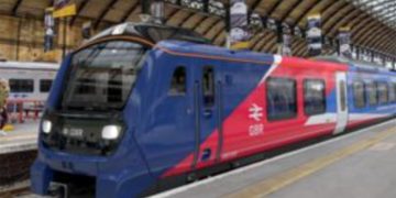 A train decked out in the new GBR livery. Credit: UK Government